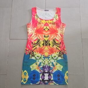 Soprano Multicolor Floral Mini Dress